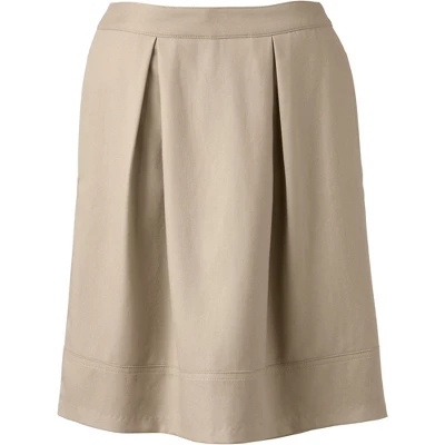 Lands' End Lands' End School Uniform Women's Solid Pleated Skort Top Of Knee 3 Lands' End Lands' End School Uniform Women's Solid Pleated Skort Top Of Knee - Image 3