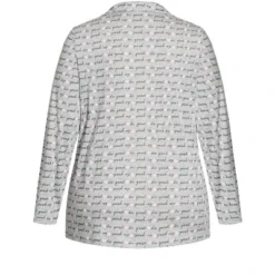 Women's Plus Size Button Through Sleep Top - Gray | AVENUE -Women Clothing Shop GUEST 050c960f e50d 4ae6 a266 401aa94778bf