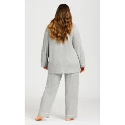 Women's Plus Size Hacci Button Top - Gray | AVENUE -Women Clothing Shop GUEST 058e5194 e76d 4857 88b7 2559f596cc9e