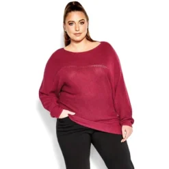 Women's Plus Size JUMPER ROMANCE | CITY CHIC -Women Clothing Shop GUEST 0689c621 6e4a 4b91 9cdb da6fb6b28d43