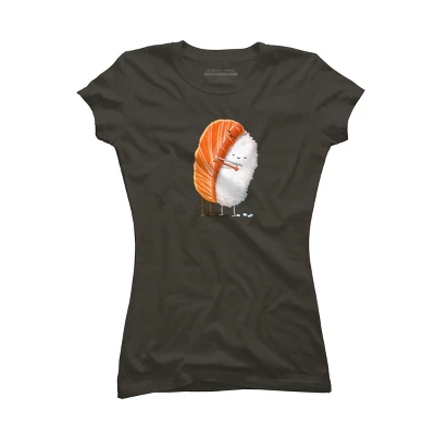 Junior's Design By Humans Sushi Hug By Andremullerdko T-Shirt 8 Junior's Design By Humans Sushi Hug By Andremullerdko T-Shirt - Image 8