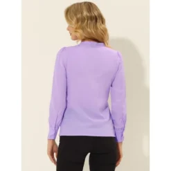 Allegra K Women's Bow Tie Neck Elegant Top Long Sleeve Solid Work Office Blouse 11 Allegra K Women's Bow Tie Neck Elegant Top Long Sleeve Solid Work Office Blouse -Women Clothing Shop GUEST 0fcd0c40 ed75 4ccb af20 1649552086ae