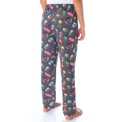 Marvel Comics Women's Avengers Kawaii Allover Character Print Pajama Pants Kawaii Avengers Allover 3 Marvel Comics Women's Avengers Kawaii Allover Character Print Pajama Pants Kawaii Avengers Allover - Image 3