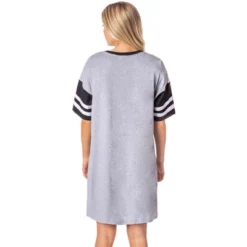 Nickelodeon SpongeBob SquarePants Womens' Nightgown Sleep Pajama Shirt Grey