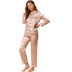 Allegra K Women's Satin Button Down Sleepshirt With Pants Halloween Pajama Set 22 Allegra K Women's Satin Button Down Sleepshirt With Pants Halloween Pajama Set -Women Clothing Shop GUEST 130198ca a686 4d64 9cd4 a18cd976ba01