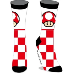 Super Mario Bros. Adult Crew Socks 5-Pack