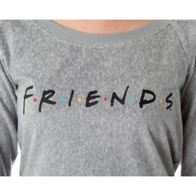 Friends TV Show Logo Juniors' Comfy Shirt And Pants Jogger Pajama Set Classic Friends Logo 1 Friends TV Show Logo Juniors' Comfy Shirt And Pants Jogger Pajama Set Classic Friends Logo