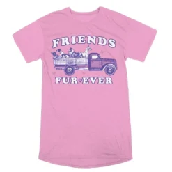 Bioworld Friends Fur-Ever Crew Neck Short Sleeve Pink Heather Women's Night Shirt 5 Bioworld Friends Fur-Ever Crew Neck Short Sleeve Pink Heather Women's Night Shirt -Women Clothing Shop GUEST 155fdf94 c4d9 461b 8bb5 1631de873d00