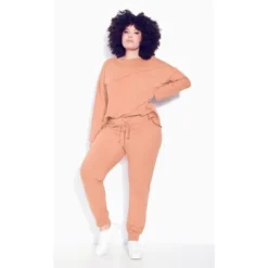 Women's Plus Size Only Lounge Plain Pant - Terracotta | ZIM & ZOE -Women Clothing Shop GUEST 165d15dd f5a1 48ee aa54 719ff4fd28e9
