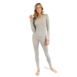 Leveret Womens Two Piece Neutral Solid Color Thermal Pajamas 14 Leveret Womens Two Piece Neutral Solid Color Thermal Pajamas -Women Clothing Shop GUEST 19893e57 a84c 45e2 81bd bbad79b378cc