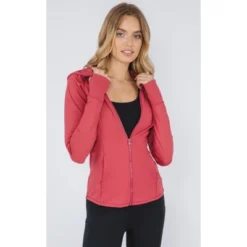 Yogalicious - Women's Slim Fit Hooded Track Jacket 37 Yogalicious - Women's Slim Fit Hooded Track Jacket -Women Clothing Shop GUEST 1a4eecbb 8358 4af2 b0ff 8d0adc531e95