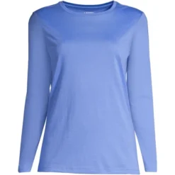 Lands' End Women's Tall Relaxed Supima Cotton Long Sleeve Crewneck T-Shirt -Women Clothing Shop GUEST 1b920e8a 5c4c 412c a31e 4f2141ac5c44