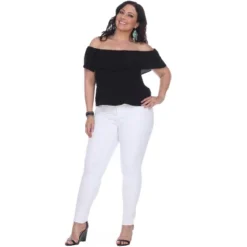 Women's Plus Size Super Stretch White Denim - White Mark -Women Clothing Shop GUEST 1beaebeb 4937 4fe9 a766 551db6edbb3f