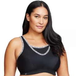 Glamorise Womens No-Bounce Camisole Sports Wirefree Bra 1066 Black -Women Clothing Shop GUEST 1e50bd1a a484 4823 91a0 f6d395730152
