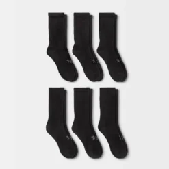 Women's Extended Size Cushioned 6pk Crew Athletic Socks - All In Motion™ - Black -Women Clothing Shop GUEST 23ee0cd6 fb77 498d 8996 b7cf8d3352fd