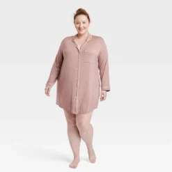 Women's Beautifully Soft Notch Collar NightGown - Stars Above -Women Clothing Shop GUEST 24003d69 ec3e 444e a7ac 7e4ed7ab50d9