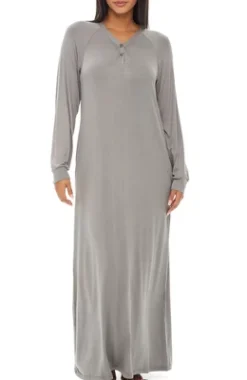 Women's Soft Knit Nightgown, Full Length Long Henley Night Shirt Pajama Top With Pockets 23 Women's Soft Knit Nightgown, Full Length Long Henley Night Shirt Pajama Top With Pockets -Women Clothing Shop GUEST 24a0946d 7562 4ae9 a392 656a82dccf02