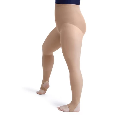 Capezio Women's Self Knit Waist Stirrup Tight 10 Capezio Women's Self Knit Waist Stirrup Tight - Image 10