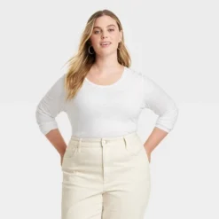 Women's Slim Fit Long Sleeve T-Shirt - Universal Thread™ -Women Clothing Shop GUEST 24ab7886 0e1d 4f19 8a4d cd165b293f67