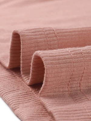 Cheibear Womens Casual V Neck Ribbed Pullover Long Sleeve Sleepwear Tops 5 Cheibear Womens Casual V Neck Ribbed Pullover Long Sleeve Sleepwear Tops - Image 5