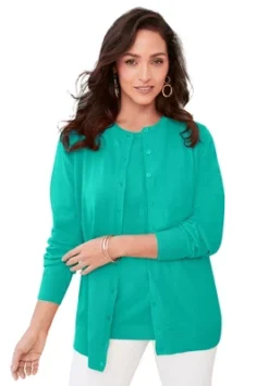 Jessica London Women’s Plus Size Fine Gauge Cardigan -Women Clothing Shop GUEST 26b70256 d975 45f5 b1ee 526020caed77