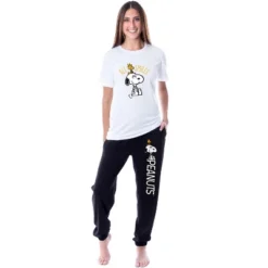 Peanuts Womens' Snoopy Woodstock All Smiles Sleep Jogger Pajama Set 7 Peanuts Womens' Snoopy Woodstock All Smiles Sleep Jogger Pajama Set -Women Clothing Shop GUEST 27fcee83 db12 45b3 af2c 669e587e067c
