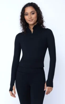 Yogalicious Womens Lux Crosstrain Everyday Half Zip Jacket With Thumbholes 11 Yogalicious Womens Lux Crosstrain Everyday Half Zip Jacket With Thumbholes -Women Clothing Shop GUEST 2823f456 2d14 430b b6c1 dd802550586a