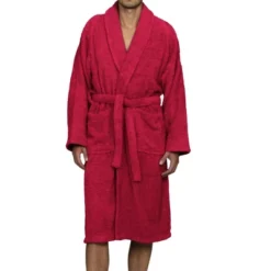 100% Cotton Ultra-Soft Terry Adult Unisex Lightweight Luxury Bathrobe By Blue Nile Mills -Women Clothing Shop GUEST 28daf298 55e2 4586 b00a 33423144954f