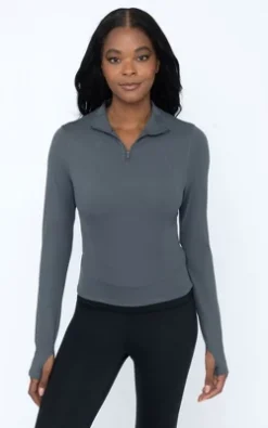 Yogalicious Womens Lux Crosstrain Everyday Half Zip Jacket With Thumbholes 12 Yogalicious Womens Lux Crosstrain Everyday Half Zip Jacket With Thumbholes -Women Clothing Shop GUEST 28f0a1ba 3299 4b26 a00d a43184c7f003