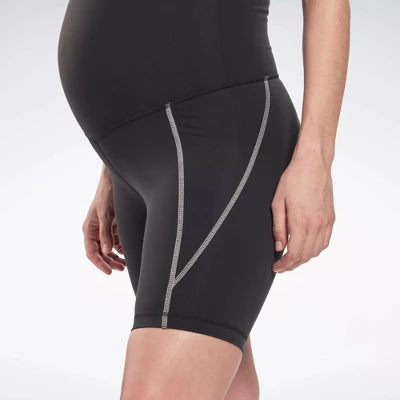 Reebok Maternity Legging Shorts Maternity Athletic Shorts 4 Reebok Maternity Legging Shorts Maternity Athletic Shorts - Image 4