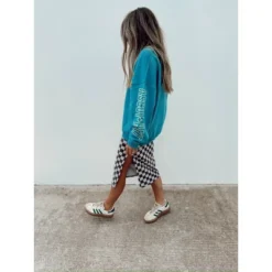 Women's Ascot + Hart Graphic Pullover Sweatshirt - Blue -Women Clothing Shop GUEST 2bbbd141 636d 458b 9b0f 8b135e70f327