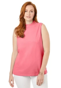 Jessica London Women’s Plus Size Button Neck Tank -Women Clothing Shop GUEST 2fa7ebda 78b5 454c bbb1 c73a0b3ff268