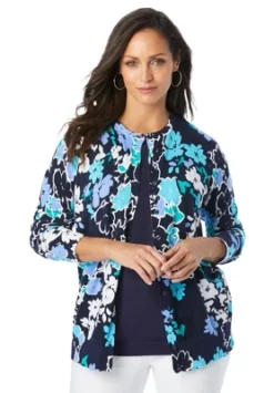 Jessica London Women’s Plus Size Fine Gauge Cardigan -Women Clothing Shop GUEST 30980159 38ab 467a 8a37 550d06f002d0