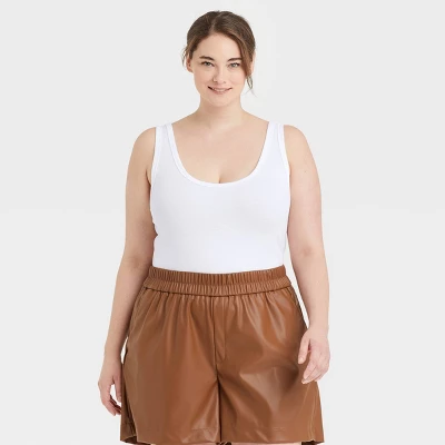 Women's Double-Scoop Bodysuit - A New Day™ 5 Women's Double-Scoop Bodysuit - A New Day™ - Image 5