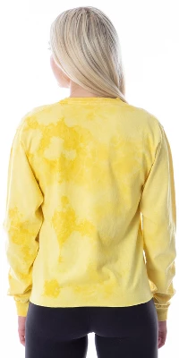 Pokémon Women's Pikachu Starter Group Long Sleeve Tie Dye Adult T-Shirt