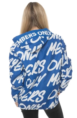 Members Only Women's Print Popover Oversized Jacket 2 Members Only Women's Print Popover Oversized Jacket - Image 2