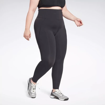 Reebok Lux High-Waisted Tights (Plus Size) Womens Athletic Leggings 9 Reebok Lux High-Waisted Tights (Plus Size) Womens Athletic Leggings - Image 9
