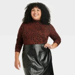 Women's Long Sleeve Turtleneck T-Shirt - Ava & Viv™ -Women Clothing Shop GUEST 364537c5 b2ae 44e1 bf1f af7a0e70c164