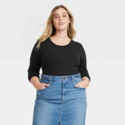 Women's Slim Fit Long Sleeve T-Shirt - Universal Thread™ -Women Clothing Shop GUEST 3664093d 4690 4b61 a7bf b59b4bd4984c