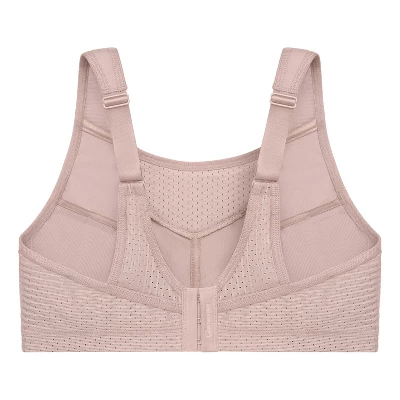 Glamorise Womens No-Bounce Camisole Elite Sports Wirefree Bra 1067 Rose Tan 4 Glamorise Womens No-Bounce Camisole Elite Sports Wirefree Bra 1067 Rose Tan - Image 4