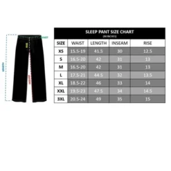 Mens Black InuYasha Anime Cartoon Character Sleep Pajama Pants