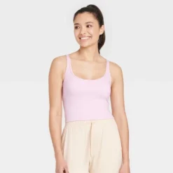 Women's Light Support Brushed Strappy Crop Sports Bra - All In Motion™ -Women Clothing Shop GUEST 38e08c45 a33e 49e8 879f 0a56ebc16e7a