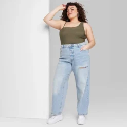 Women's High-Rise 90's Relaxed Slashed Straight Jeans - Wild Fable™ Light Wash 7 Women's High-Rise 90's Relaxed Slashed Straight Jeans - Wild Fable™ Light Wash -Women Clothing Shop GUEST 40412feb cf46 4ffc 8d44 02e1b641df60