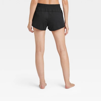 Women's Mid-Rise Knit Shorts 3.5" - All In Motion™ 1 Women's Mid-Rise Knit Shorts 3.5" - All In Motion™