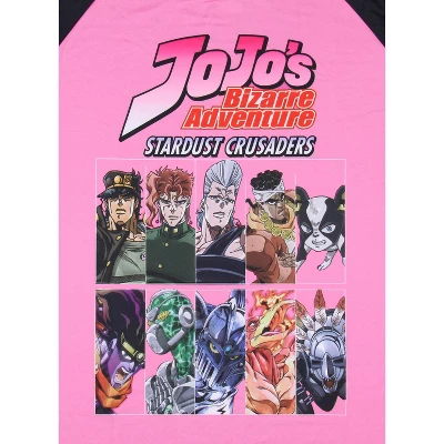 Jojo's Bizarre Adventure Womens' Stardust Crusaders Pajama Sleep Shirt 1 Jojo's Bizarre Adventure Womens' Stardust Crusaders Pajama Sleep Shirt