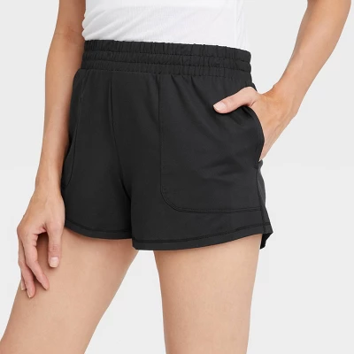 Women's Mid-Rise Knit Shorts 3.5" - All In Motion™ 4 Women's Mid-Rise Knit Shorts 3.5" - All In Motion™ - Image 4
