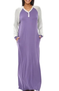 Women's Soft Knit Nightgown, Full Length Long Henley Night Shirt Pajama Top With Pockets 22 Women's Soft Knit Nightgown, Full Length Long Henley Night Shirt Pajama Top With Pockets -Women Clothing Shop GUEST 42592b35 2df2 4244 b130 8392e422a932