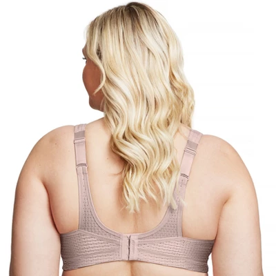 Glamorise Womens No-Bounce Camisole Elite Sports Wirefree Bra 1067 Rose Tan 1 Glamorise Womens No-Bounce Camisole Elite Sports Wirefree Bra 1067 Rose Tan