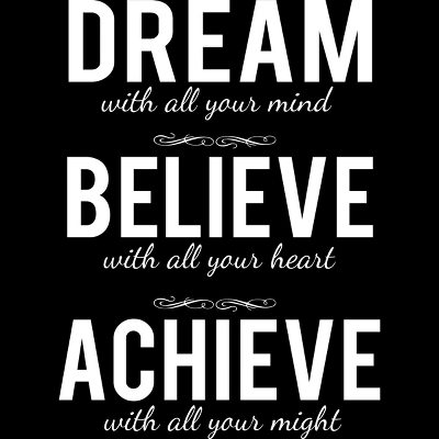 Women's Design By Humans Dream Believe Achieve Change Your Life By Cssdru Racerback Tank Top 1 Women's Design By Humans Dream Believe Achieve Change Your Life By Cssdru Racerback Tank Top