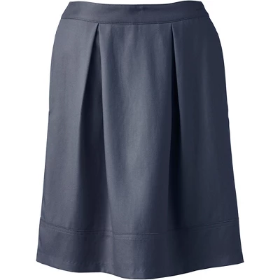 Lands' End Lands' End School Uniform Women's Solid Pleated Skort Top Of Knee 2 Lands' End Lands' End School Uniform Women's Solid Pleated Skort Top Of Knee - Image 2